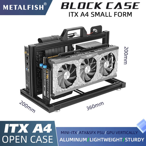 Itx open frame case - itx,
