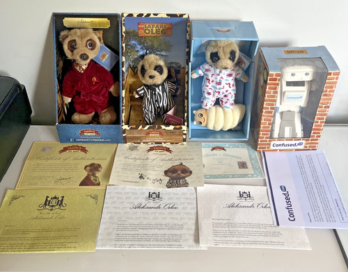 Meerkat soft toys 1 - 3, &