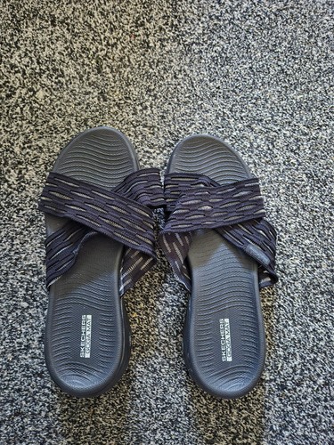 Skechers gowalk black cross - gowalk,