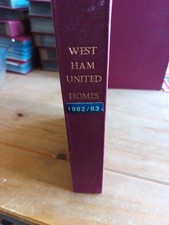 29 x 1962/63 WEST HAM UNITED HOME PROGRAMMES Maroon Binder Inc European /Cups 