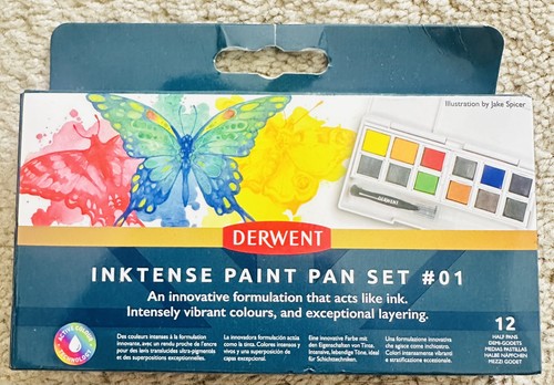 Derwent inktense paint pan - paint, set