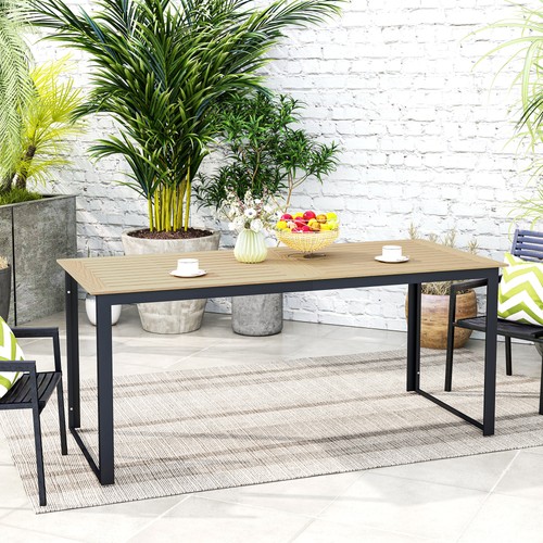Outsunny garden dining table - garden,