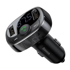 Baseus Handsfree FM Transmitter Wireless Bluetooth Kit MP3 Adapter Car Charger