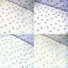 Polycotton Fabric Tulip Roses