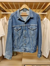 LEVI STRAUSS & CO LARGE BLUE JACKET DENIM JEAN TRUCKER 70503 MEN VINTAGE 90'S