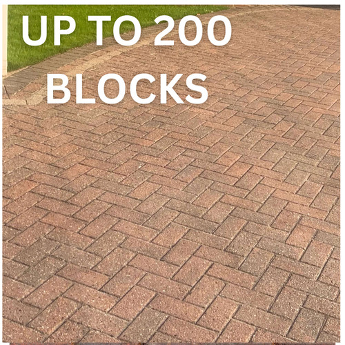 Concrete block paving brindle - block,