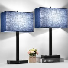 21" Touch Bedside lamps Blue