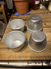8 Pack Pudding Moulds, Mini