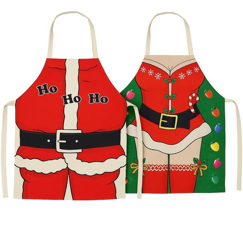 Christmas kitchen aprons - christmas,