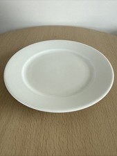 Athena Hotelware White Porcelain Rimmed Plates 228mm