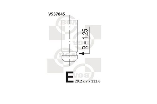 Exhaust valve for citroen - valve,