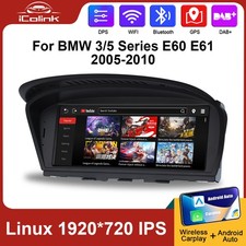 8.8” LINUX Car Stereo GPS Sat Nav BMW 3 Series E90 E91 5 Series E61 E60 CCC WiFi