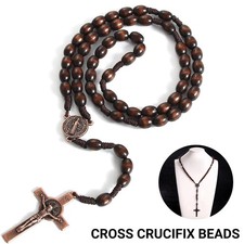 Rare wooden rosary cross - rare,