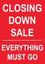 Laminated Poster Sign Advert