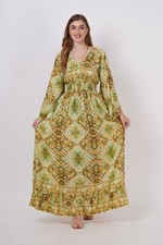 Women's Long Bell Sleeve Gown