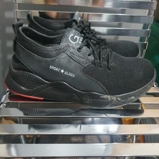 Sport Ulogu Steel Toe Cap Protector Shoes Black Trainers