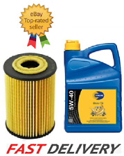 For Mercedes A-Class A140 A160 A190 A210 |99-| Oil Filter & Engine Oil 5w-40 5L