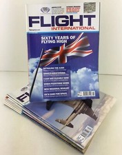 Flight International Aviation 2007/8, Magazine Bundle x8 Inc Farnborough Special