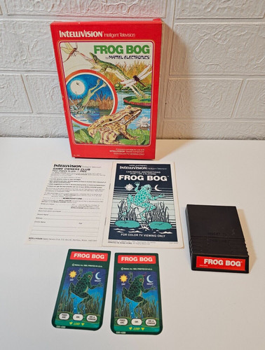 Mattel intellivision game frog - intellivision,