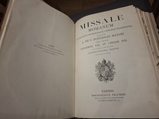 Missale Romanum Poussielgue Fratres c1865 Leather Cover Latin Acceptable Cond.