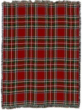 Stewart Royal Plaid Blanket
