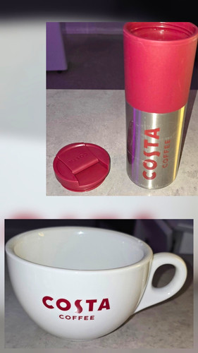Costa coffee logo travel mug - logo, &