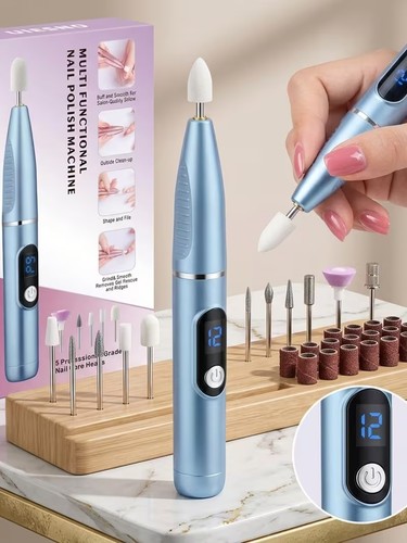 Cordless electric nail file - nail,