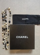 Chanel long pearl necklace - long,