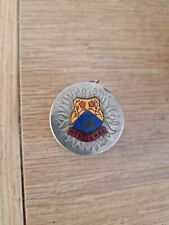 Vintage Retractable Tape Measure 1 meter With Morecambe Enamel Crest