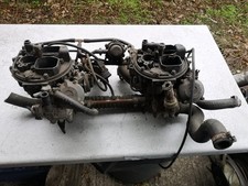 BMW E9 CS ORIGINAL TWIN ZENITH CARBS(35/40INAT)ON INLET MANIFOLDS / air box 