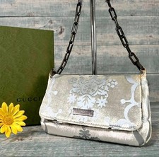 Gucci silver chain shoulder