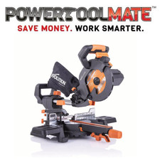 Evolution R185SMS+ Sliding Mitre Saw With TCT Multi-Material Blade (230V)