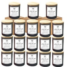 18 Pack 7oz Glass Candle Jars