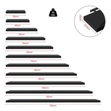 Set of 1/2/3/4 Floating Shelf