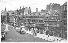 BR65605 old staple inn holborn double decker bus    london   uk