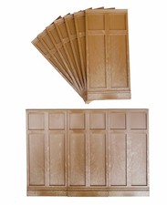 Dolls house wall panels - panels,, 3/4