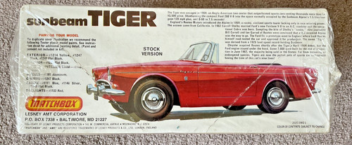 Vintage amt matchbox sunbeam - vintage,