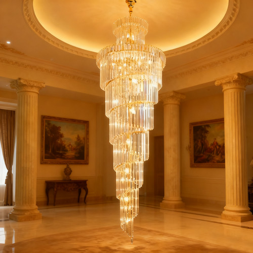Spiral staircase crystal light - crystal,