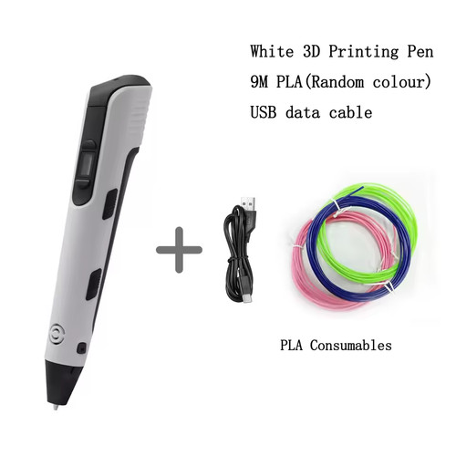 Grey print pen with - print,