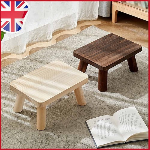 Wooden low stool small bench - wooden,