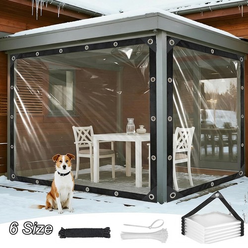 Clear tarpaulin waterproof - clear,