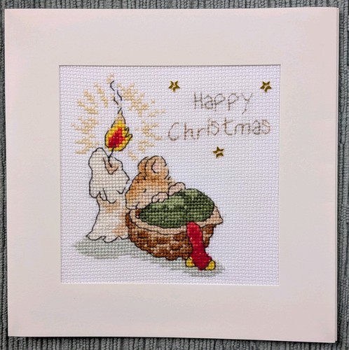 Completed christmas cross - christmas,