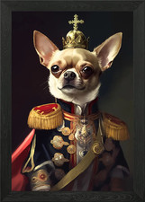 Chihuahua Dog Respected Framed