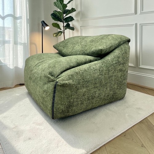 Sofa settee chair green plumy - green,