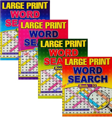 Large print word - print, search