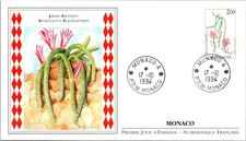 Monaco  FDC 1994 Exotic Garden Aporocactus Flagelliformis - A03308