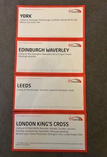 4 x Virgin Trains East Coast