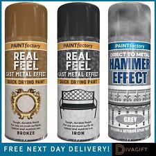 CAST METAL SPRAY PAINT QUICK DRYING PAINT FACTORY BRONZE FOR IRON METAL 400ML 