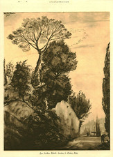 Antique Boboli Gardens Behind