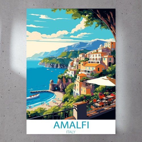 Amalfi italy poster - amalfi,